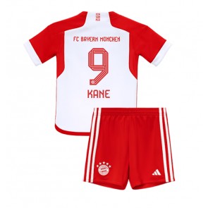 Bayern Munich Harry Kane #9 Dětské Domácí dres komplet 2023-24 Krátký Rukáv (+ trenýrky)